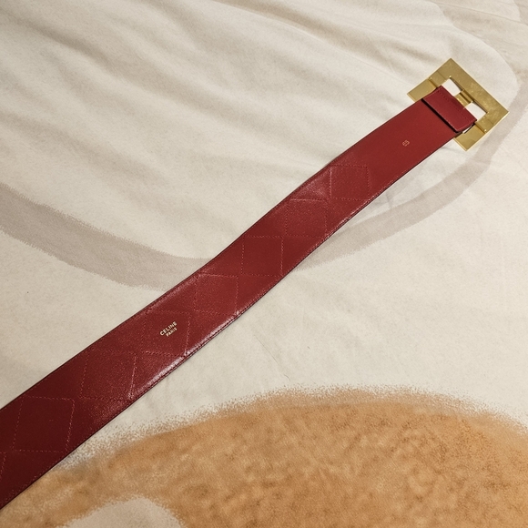 Celine red belt - Picture 3 of 12